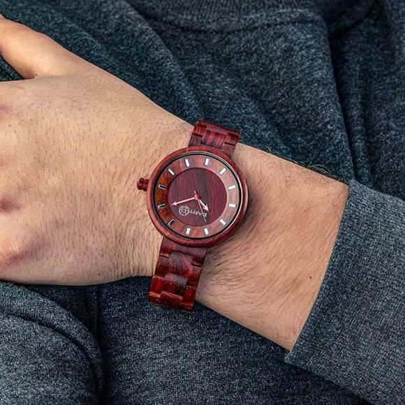 NWT Earth Wood Watches Watch Red main image 6